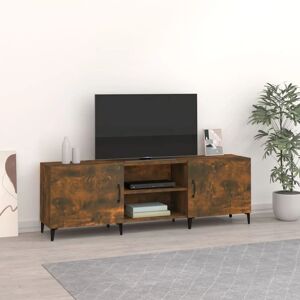 Royalton TV Cabinet Smoked Oak 150x30x50 cm Engineered Wood