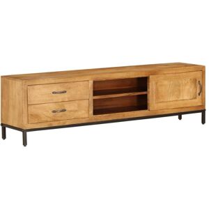 Tv Cabinet Solid Mango Wood 140x30x40 cm - Royalton