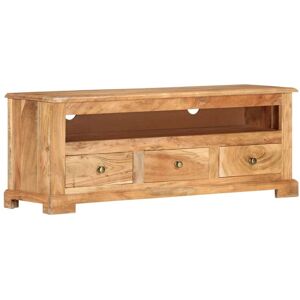 Tv Cabinet Solid Wood Acacia 110x30x40 cm Brown - Royalton