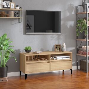 Tv Cabinet Sonoma Oak 100x34.5x44.5 cm Engineered Wood - Royalton