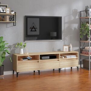 Tv Cabinet Sonoma Oak 150x30x44.5 cm Engineered Wood - Royalton