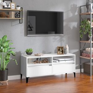 Royalton TV Cabinet White 100x34.5x44.5 cm Engineered Wood