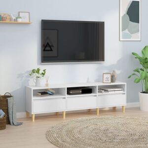 Tv Cabinet White 150x30x44.5 cm Engineered Wood - Royalton