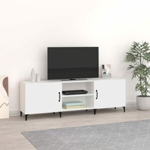 Tv Cabinet White 150x30x50 cm Engineered Wood - Royalton