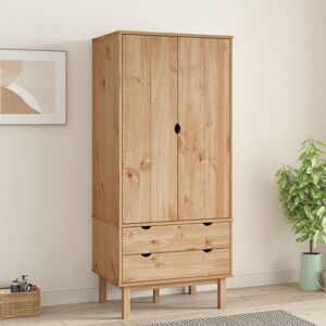Berkfield Home - Royalton Wardrobe 76.5x53x172 cm Solid Wood Pine