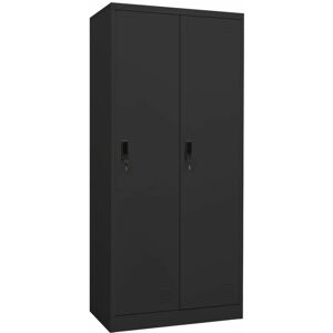 Berkfield Home - Royalton Wardrobe Anthracite 80x50x180 cm Steel