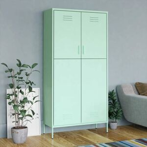 Berkfield Home - Royalton Wardrobe Mint 90x50x180 cm Steel