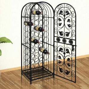 Berkfield Home - Royalton Wine Rack for 45 Bottles Metal