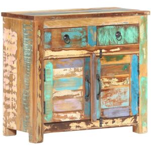 Sideboard 70x35x65 cm Solid Reclaimed Wood Vidaxl Multicolour