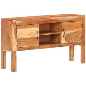 SWEIKO Sideboard 116x30x66 cm Solid Acacia Wood FF320476UK