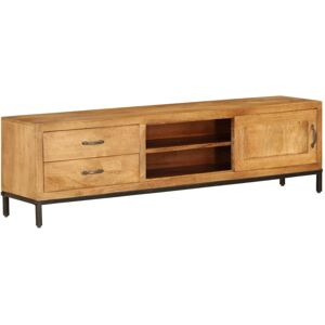 SWEIKO Tv Cabinet Solid Mango Wood 140x30x40 cm VDTD12710