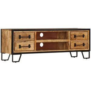 SWEIKO Tv Cabinet with Drawers 120x30x40 cm Solid Mango Wood VDTD13227