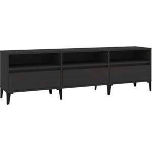 TV Cabinet Black 150x30x44.5 cm Engineered Wood vidaXL - Black