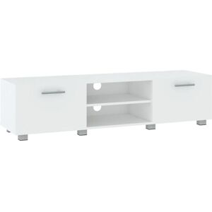 Tv Cabinet White 140x40x35 cm Engineered Wood Vidaxl White