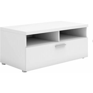 NETFURNITURE Tv Unit 1 Drawer 2 Shelves In White - White