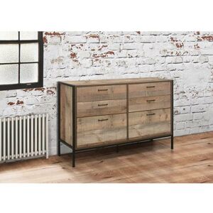 BIRLEA Urban 6 Drawer Wide Chest