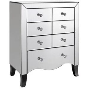 Lpd Furniture - Valentina 7 Drawer Mirrored Chest