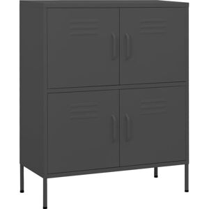 Storage Cabinet Anthracite 80x35x101.5 cm Steel Vidaxl Anthracite