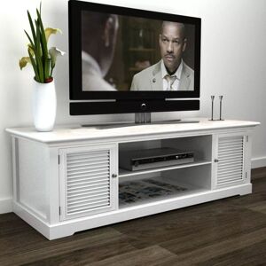 HOMMOO White Wooden tv Stand VD08723