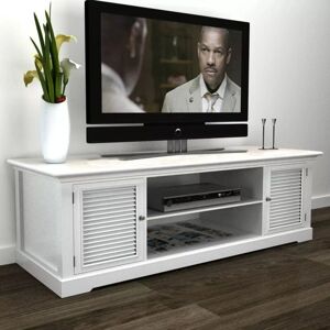 SWEIKO White Wooden tv Stand VDTD08723