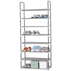 8 Tiers Shoe Rack Stand Compact Space Saving Storage Organiser Shelf - Woltu