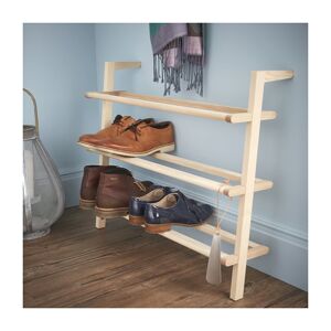 A PLACE FOR EVERYTHING Wooden Ladder Shoe Rack - Wide