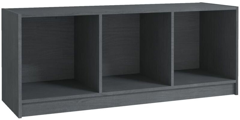 BERKFIELD HOME Mayfair tv Cabinet Grey 104x33x41 cm Solid Pinewood