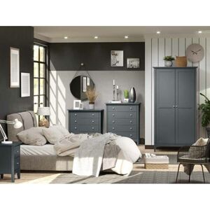CORE PRODUCTS 2 Door Wardrobe - mdf - 94.5 x 52 x 182 cm - Blue