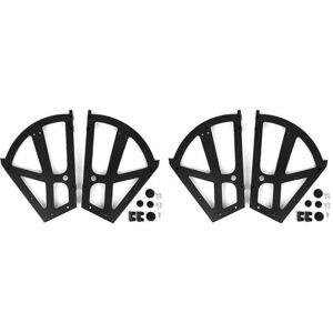 ZVD 4pcs/set Shoe Cabinet Hinges, Home Furniture Shoes Drawer Cabinet Hinge Flip Plate Turntable Frame Rack Replacement Accessories