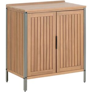 BELIANI Outdoor Kitchen Cabinet IVREA Certified Acacia Wood Brown