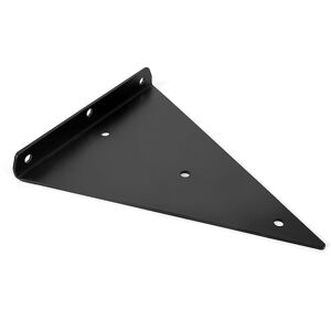 Alwaysh - 6.8' Triangle Shelf Brackets, 4 Pack Heavy Duty Iron Wall Mount Brackets with Screws, Invisible Right Angle Wall Shelf Bracket with Large
