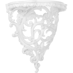 TLILY Baroque Style Decorative Shelves for Living Room Flowers Wall Hanging Storage Rack European Decor Home Cafe Small