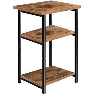 Briefness - Bedside Table Drawer Cabinet Small Side End Table Nightstand Storage Shelf