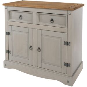 Core Products - Corona Small Sideboard - Pine - 91 x 43 x 80.6 cm - Grey Wax/Antique Waxed Pine