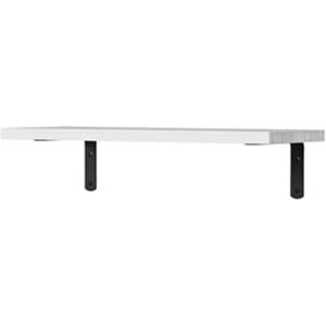 Tlily - Floating Shelves,Wooden Shelves for Wall Decor, Mounted Bathroom Shelf Storage White