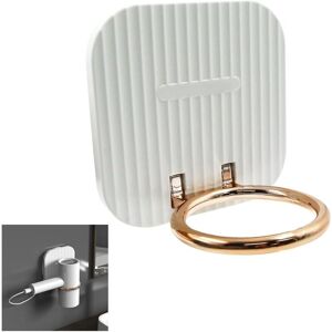 ZVD - Hair Dryer Holder Wall Mount Self Adhesive Foldable Hair Dryer Holder - 1 Piece