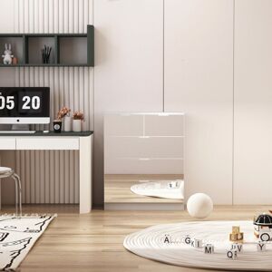 Furniture Hmd - Wooden Mirrored 3+2 Drawers Chest,Drawers Chest,Bedroom Furniture,79x40x95cm(WxDxH)