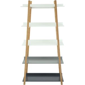 Premier Housewares Interiors By Premier Stylish 5 Tier Shelf Unit, Sustainable Large Shelving Unit For Bedroom, Handcrafted Shelves For Livingroom
