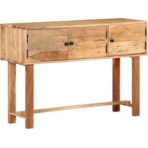 BONNEVIE Sideboard Cupboar,Buffet,Kitchen Storage Cabinet 115x35x75 cm Solid Acacia Wood VSVS26217