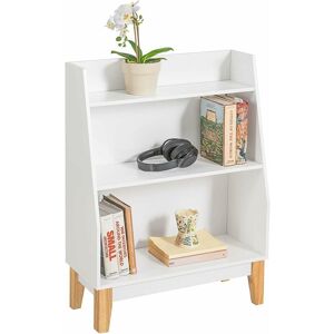 3 Tiers Children Kids Bookcase Book Shelf Toy Shelf,KMB47-W - Sobuy