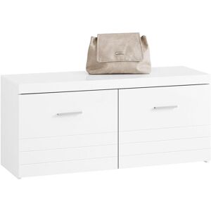Hallway Shoe Bench Cabinet Storage Cupboard,FSR178-W - Sobuy