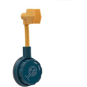 ZVD Suction Cup Shower Head Holder, Adjustable, Wall Mounted Shower Head Holder Without Punching, Blue 1 Piece,Blue