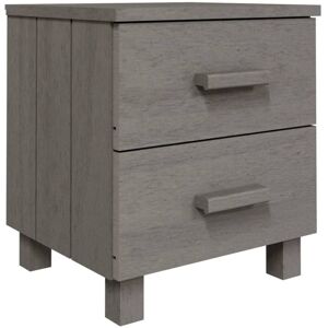 Vidaxl - Bedside Cabinet hamar Light Grey 40x35x44.5 cm Solid Pinewood