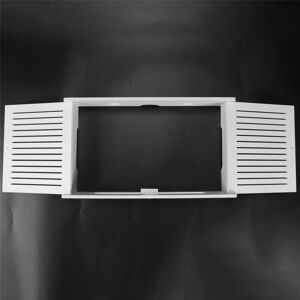 TLILY Wireless Wifi Router Storage Boxes Wooden Box Cable Wire Bracket Wall Hanging Plug Board Shelf L