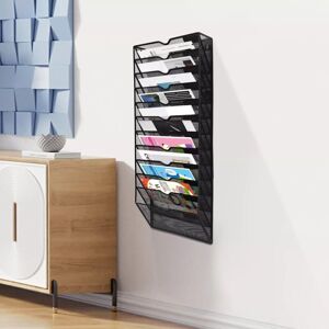CNCEST 12 Tiers Wall Pocket File Holder Mail Organiser Documents Magazines Storage Rack CNCEST 12 Tiers Wall Pocket File Holder Mail Organiser Documents Magazines Storage Rack