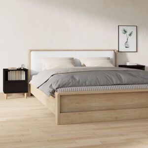 Bedside Cabinets 2 pcs Black 40x35x50 cm Vidaxl Bedside Cabinets 2 pcs Black 40x35x50 cm Vidaxl