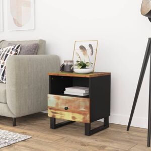Bedside Cabinet Solid Wood Reclaimed&Engineered Wood Vidaxl Bedside Cabinet Solid Wood Reclaimed&Engineered Wood Vidaxl