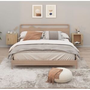 Wall-mounted Bedside Cabinets 2 pcs Sonoma Oak 50x30x47 cm Vidaxl Wall-mounted Bedside Cabinets 2 pcs Sonoma Oak 50x30x47 cm Vidaxl