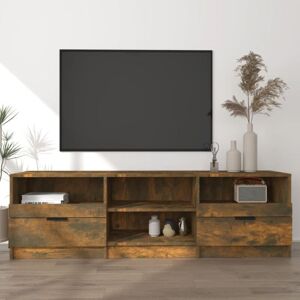 vidaXL Smoked Oak TV Cabinet Engineered Wood - TV Cabinet vidaXL Smoked Oak TV Cabinet Engineered Wood - TV Cabinet