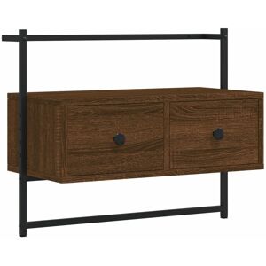 vidaXL TV cabinet - Brown oak Wall-mounted TV unit - TV type vidaXL TV cabinet - Brown oak Wall-mounted TV unit - TV type